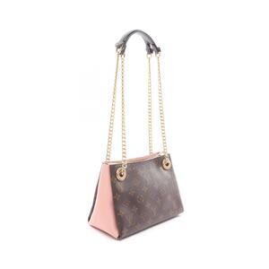 Louis Vuitton Surene Shoulder Bag Canvas Leather Monogram Brown Pink